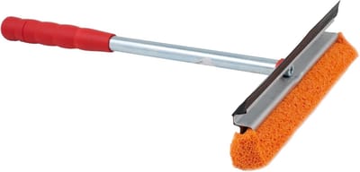 Novaliv raamwisser auto 21 cm met metaal-kunststof steel 31 cm met wisserlip en rubberen spons autowisser auto ruitenreiniger