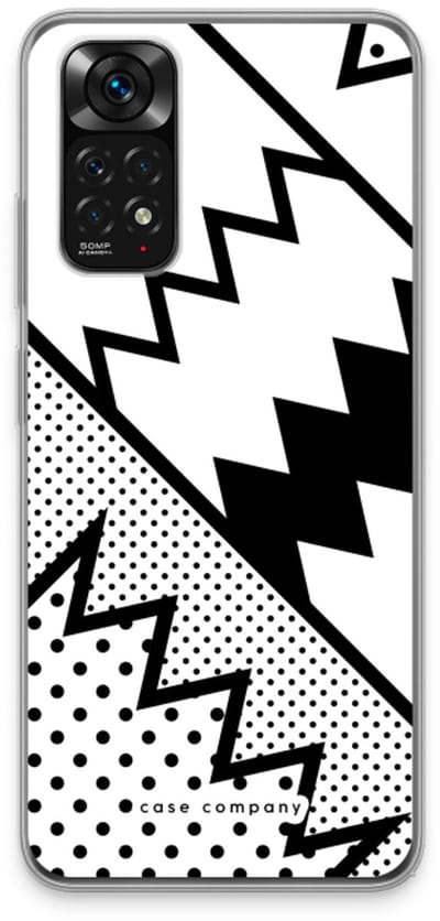 Case Company® - Hoesje geschikt voor Xiaomi Redmi Note 11 hoesje - Pop Art #5 - Soft Cover Telefoonhoesje - Bescherming aan alle Kanten en Schermrand