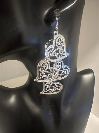 Bohemian stijl oorbellen hartjes | Make up | Parfum | Moederdag | Verjaardagscadeau| Cadeautje| Valentijnsdag| Kado | sieraden | vaderdag | oorbellen | oorsieraden