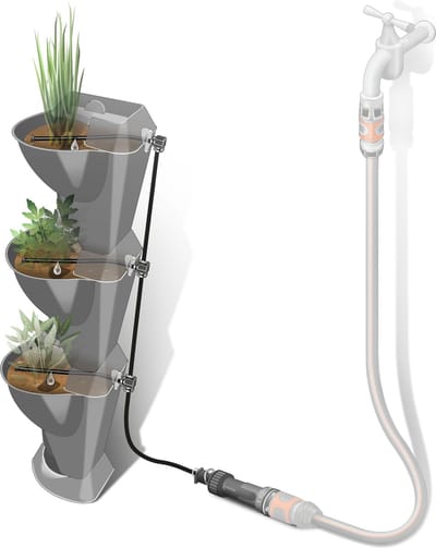 Gardena NatureUp Hoek Bewateringsset Voor 12 Plantenbakken Met Waterkraan