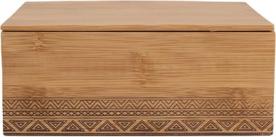 Bamboe Opbergdoos Rechthoekig voor Kleine Accessoires - Decoratieve Mini Opbergbox