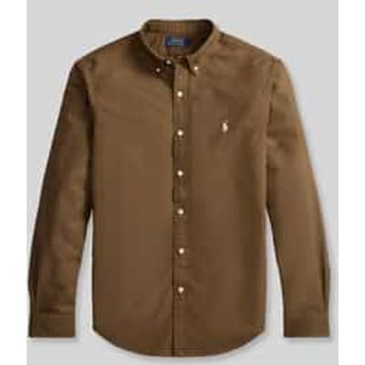 Slim fit vrijetijdsoverhemd van puur katoen '