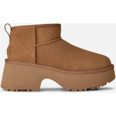 UGG CLASSIC ULTRA MINI NEW HEIGHTS - SnowbootsGevoerde laarzenDames laarzen - Kleur: Cognac - Maat: 40