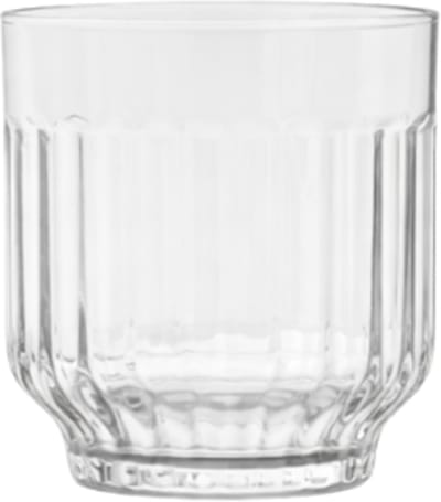 XLBoom Mila Tumbler Clear Set van 4 – Mondgeblazen glazen tumbler set (4 stuks) – Verkrijgbaar in Amber | Clear | Dark Grey | Green – Design servies voor tafel