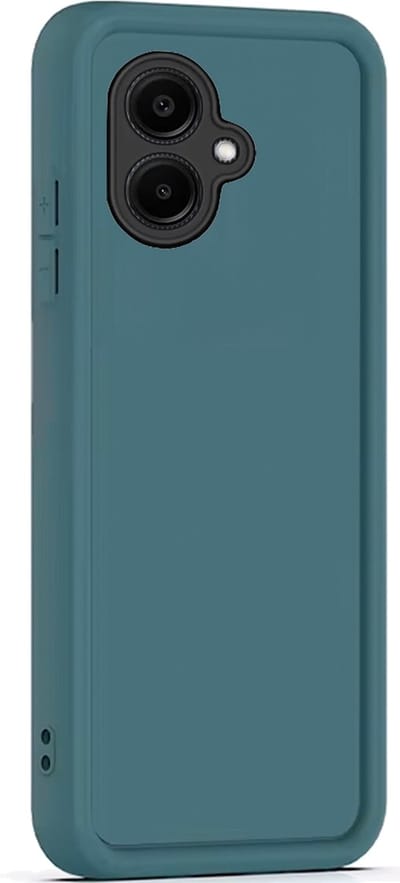 Hoesje geschikt voor Oppo A60 / A40 / A40m - Versterkte randen - Bescherming Camera & Scherm - Matte Design Teal Groen
