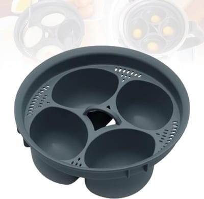 4-eieraccessoire - Keukenaccessoire Geschikt voor Thermomix TM6, eierkoker Geschikt voor Thermomix TM5, stoommandje Geschikt voor 4 eieren Geschikt voor TM6/TM5