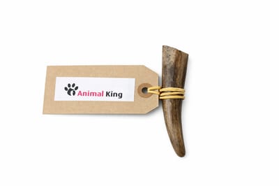 Hertengewei voor Hond 20-30 Gram - Kauwbot voor Lang Kauwplezier voor Kleine Hond - Hondenbot - Harde Hondensnack - Animalking - Gewei Hond
