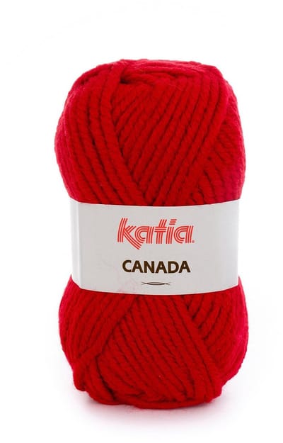 Katia Canada - 21 robijnrood - Acryl Garen