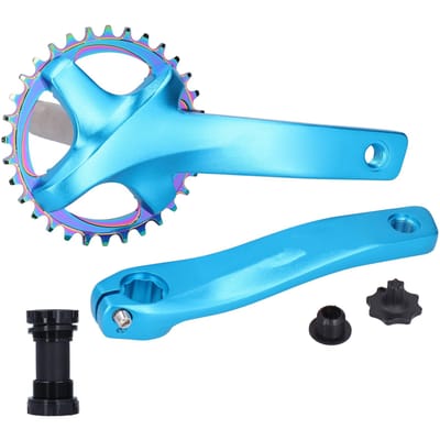 Pédalier ZK‑22 pour VTT avec Boîtier de Pédalier 32T Monovitesse Manivelle Accessoire
