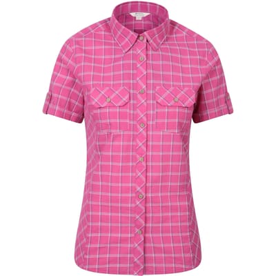 Mountain Warehouse Dames/Dames Katoenen Vakantie Shirt (Helder Roze)