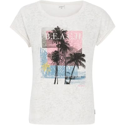 Protest Prtelles 25 – T shirt Dames – Korte mouwen – Ronde hals – Geplaatste print