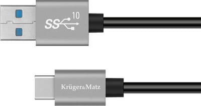 Kruger&Matz USB-C Kabel 10Gbps 0,5m - Snel Data & Laden