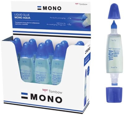 Tombow Mono Aqua Liquid Glue -Lijm - Vloeistof - Transparant - 50 ml - 10 Stuks