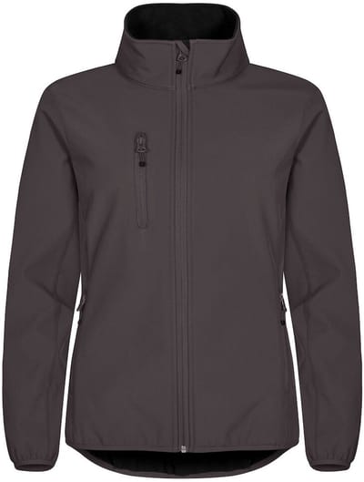 Clique Classic Softshell Jacket Women 0200915 - Donkergrijs - 42/XL