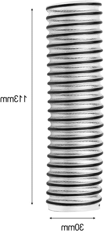 Stofzuiger slang - Vervangingsslang Duct reparatie - Stofzuiger onderhoud - Perfecte pasvorm - 12 cm lengte - Grijs