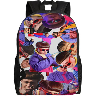 Oliver Tree Rugzak Student Grote Rugzakken Polyester Kawaii Middelbare School Tassen Buitenstijl Gepersonaliseerde Rugzak as picture