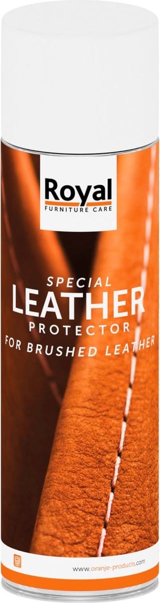 Oranje Furniture Care - Lederbeschermer - Geschuurde ledersoorten - Beschermt tegen vlekken