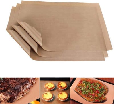 Herbruikbare Bakmatten - 3 Stuks, 40 x 60 cm, Teflon Antiaanbaklaag, Warmtebestendig tot 220°C, Ideaal voor Bakken, Koken en Grillen, Makkelijk te Reinigen en Aan te Pasen