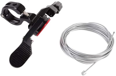 Dailygoods- Zadelpen Hoogwaardige Dropper Post - Aluminium - Verstelbare Afstandsbediening - Shifter - Compatibel met Kabelgestuurde Druppelaarpost - Veilig Rijden