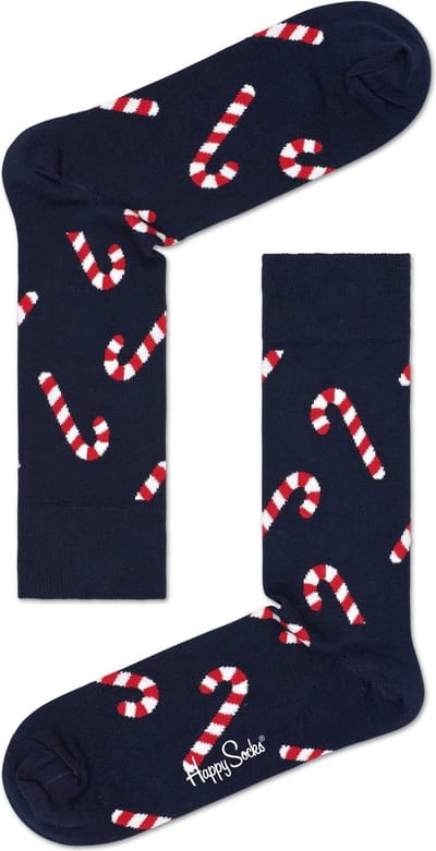 Happy Socks Candy Cane Sock - unisex sokken - Unisex - Maat: 36 - 40
