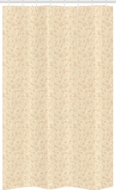 ABAKUHAUS Douchegordijn Stall_49286_120x180 – Redwood Beige