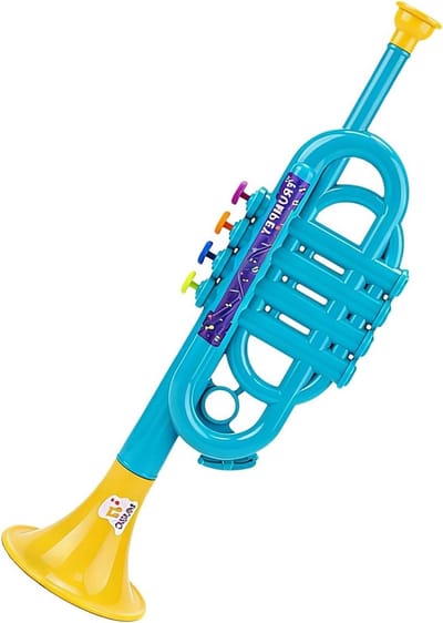Kindertrompet Speelgoed - Muziek Speelgoed - Muziek Maken - Kindveilige Materialen - 495 x 10 x 185 cm - Meerdere Kleuren