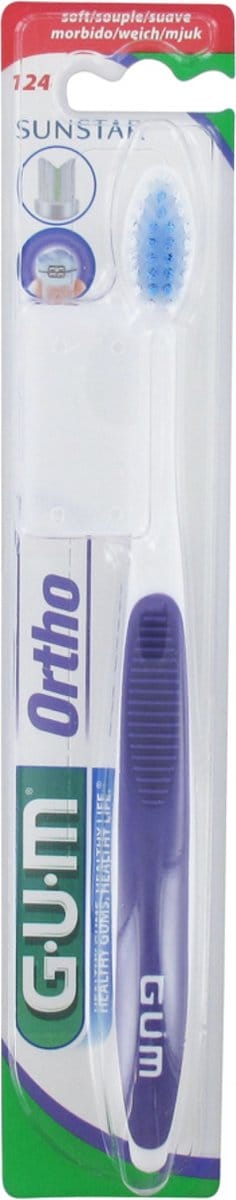 GUM Ortho 124 Tandenborstel (Kleur : Violet)