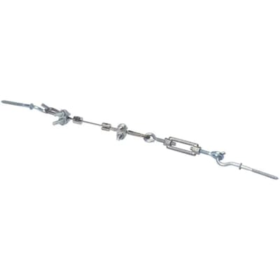 Sencys Draadspangarnituur Haak Nikkel 500 Cm