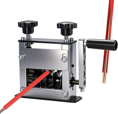 Kabelstripper Aluminium - Elektrisch Striptool - Kabels Strippen - 6 Gaten Verstelbaar - 16.5 x 14.5 x 5.4 cm - Zilver
