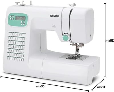 Elektronische Naaimachine - Naaimachine - Kleding Maken - 70 Naaifuncties - 15x28x30 cm - Wit Groen