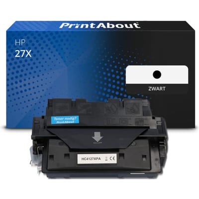 PrintAbout huismerk Toner 27X (C4127X) Zwart Geschikt voor HP