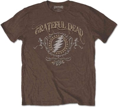 Grateful Dead - Bolt Heren Tshirt - S - Bruin