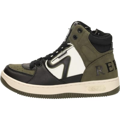 Replay Epic Jr MID 4 Sneakers - Jongens - Groen - Maat:33