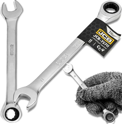 JCB Ringsleutel met Ratel 11mm