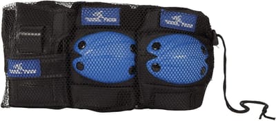 Skate Beschermingsset - Rollerblade Set - Veilig Skaten - 6-Delige Set - Maat M - Blauw