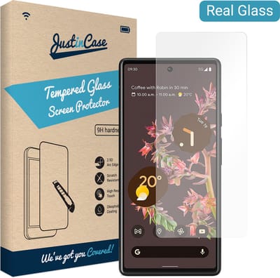 Just in Case screenprotector geschikt voor Google Pixel 6a - Screenprotector Gehard Glas