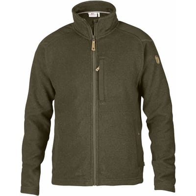 Fjallraven buck fleece - dark olive - m