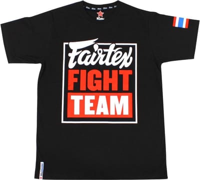 Fairtex Fight Team T-Shirt - Zwart - maat S