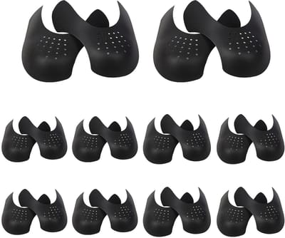 Dailygoods- Schoenbescherming Antivouw - 10 Paar - Kinkbescherming - Sneakershields - Vouwbescherming - Geschikt voor Mannen/Vrouwen - Flexibele Constructie - Sneakerbescherming