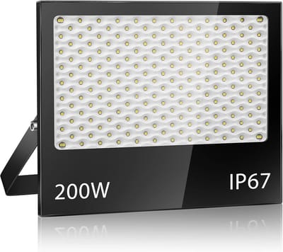 Krachtige 200W LED Buitenlamp Schijnwerper IP67 Waterdicht Daglicht Wit