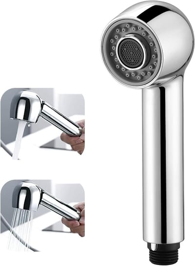 Keukendouche met 2 Jet Types en Waterbesparende Aerator, Geschikt voor Uittrekbare Keukenkranen, Duurzaam en Robuust Ontwerp