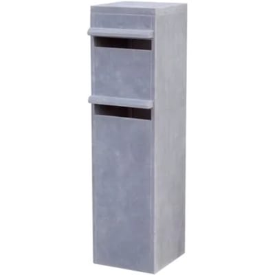Brievenbusunit Valencia Dubbel - Natuursteen - Blauwe Hardsteen - 32x120x32cm
