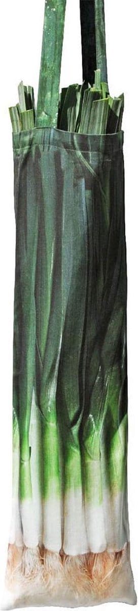Boodschappentas met hengsel  -  Prei - MB Design - L 56 x B 18 cm