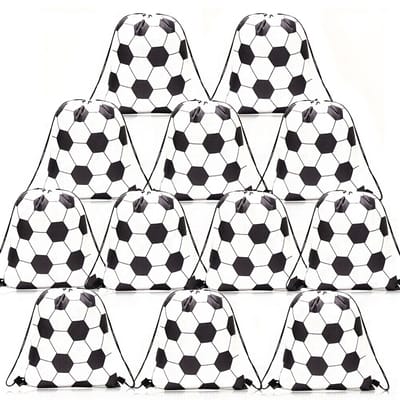 Voetbal Rugzak | Voetbalpatroon Rugtas | Rugzak Meisje | Rugzak Jongens | Mooie rugzakken met Voetbal | Kleine Gymtas | Waterdichte Zwemtas | Kinder Rugzak