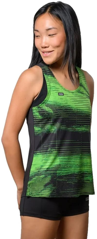 42k Running Apex Mouwloos T-shirt Groen S Vrouw