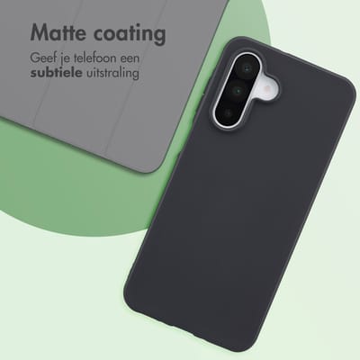 imoshion Hoesje - Geschikt voor Samsung Galaxy A26 - Color Backcover - Zwart
