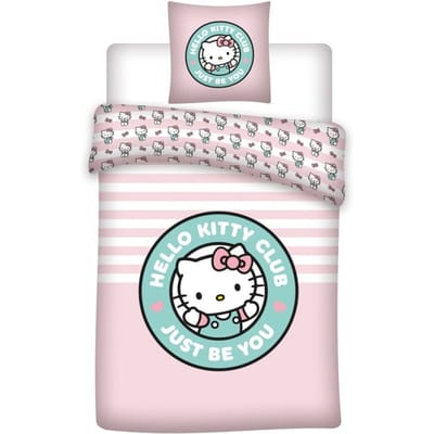 Hello Kitty Dekbedovertrek Just Be You 140 X 200 cm - 65 x 65 cm - polykatoen