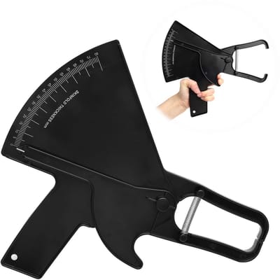 Dailygoods- Lichaamsvettang Nauwkeurige Meting - Huidplooimeter - Vetpercentage Meter - Dikte tot 80 mm - Voor Thuisgebruik - Robuust Veermechanisme - Vetmeter