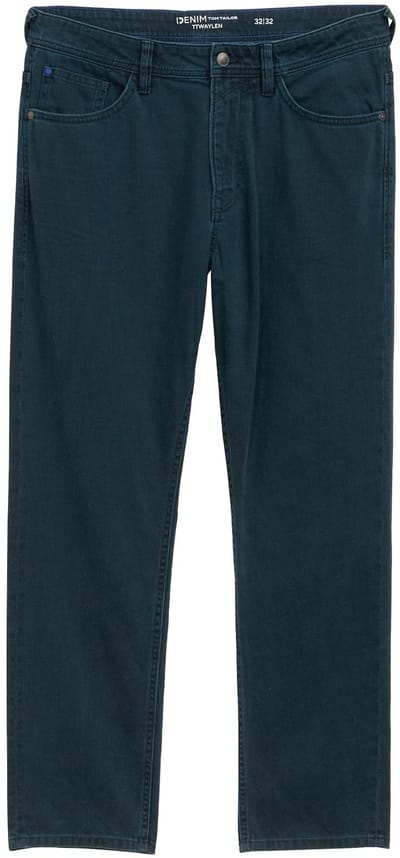 Tom Tailor Denim - TTWAYLEN Relaxte jeans - Maat 28/32 - deep pond green