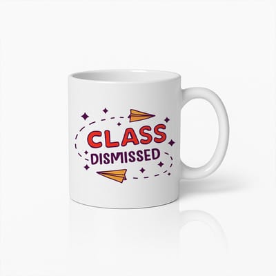 Les Beëindigd Mok 330ml – Grappige Leraren Koffiebeker – Perfect Bedankcadeau voor Leraren, Docenten en Einde Schooljaar